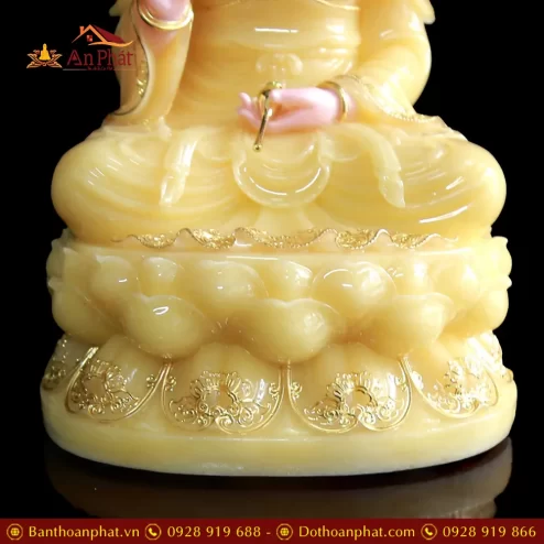 tuong phat ba quan am bot da thach anh vien vang ngoi dai sen t256500001