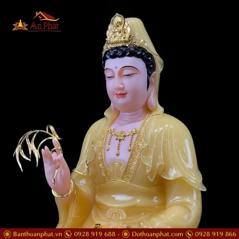 tuong phat ba quan am bot da thach anh vien vang ngoi dai sen t258800002