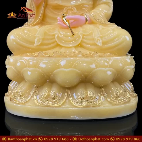 tuong phat ba quan am bot da thach anh vien vang ngoi dai sen t258800006
