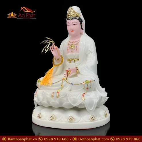 tuong phat ba quan am da trang vien tua ngoi de sen to t259200005