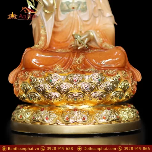 tuong phat ba quan am ngoi dai sen bang dong son cao cap t256700007