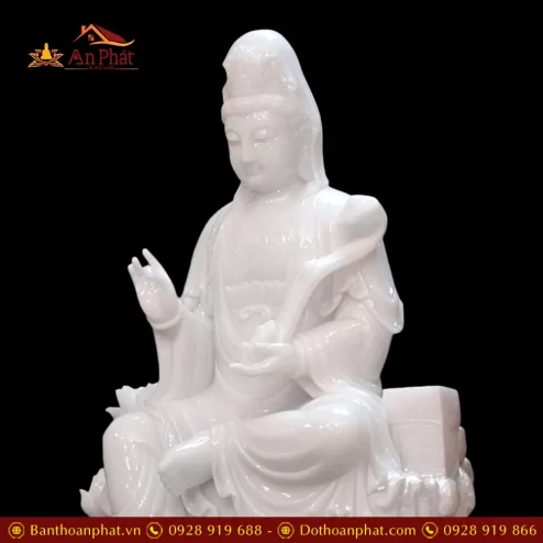 tuong phat ba quan am tu tai da han bach ngoc trang cao cap t282900003