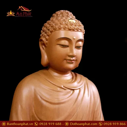 tuong phat bon su thich ca go long nao dang ngoi cao cap t260800005