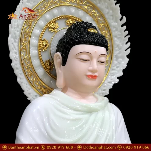 tuong phat bon su thich ca mau ni bot da xanh thien thanh ngoi dai sen co la de t263300003