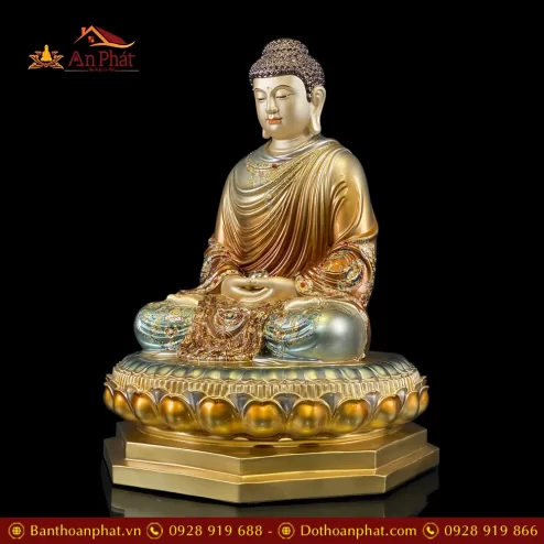 tuong phat bon su thich ca tinh tam dong cao cap son men co t261600008