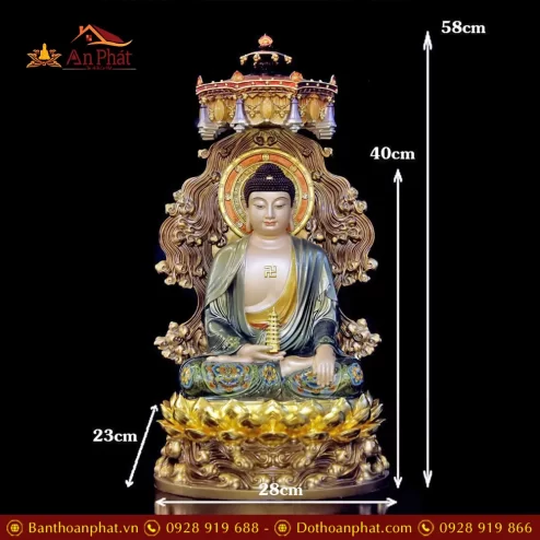 tuong phat duoc su dong cao cap co long che ngoi de non nuoc t269100001