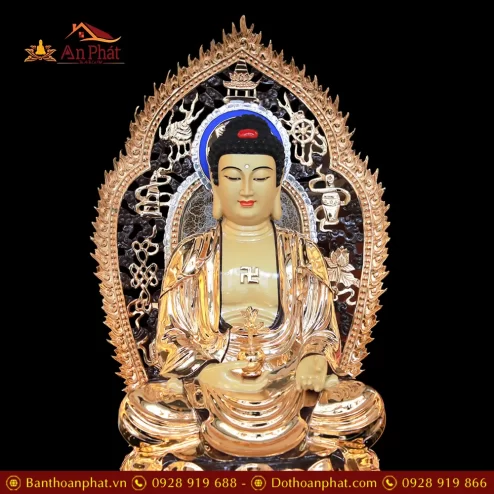 tuong phat duoc su dong ma vang co la de dang ngoi cao cap t269200004