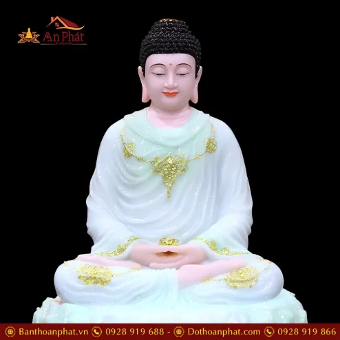 tuong phat thich ca mau ni bot da xanh thien thanh dang ngoi non nuoc t261500006