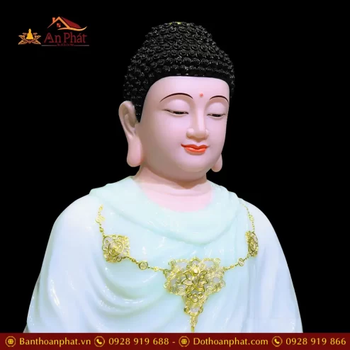 tuong phat thich ca mau ni bot da xanh thien thanh dang ngoi non nuoc t261500007