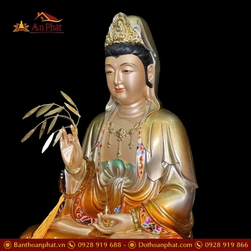 tuong quan am bo tat bot da son mau cam dang ngoi dai sen 3 tang t260100005