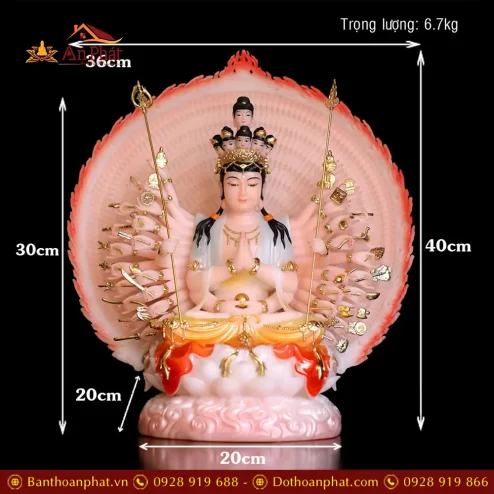 tuong thien thu thien nhan bot da son phu quy cao cap dang ngoi de may t267100001