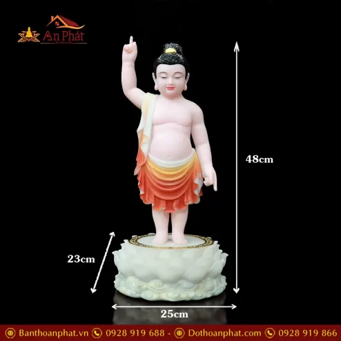 tuong phat dan sanh bot da cao cap son mau t274600006